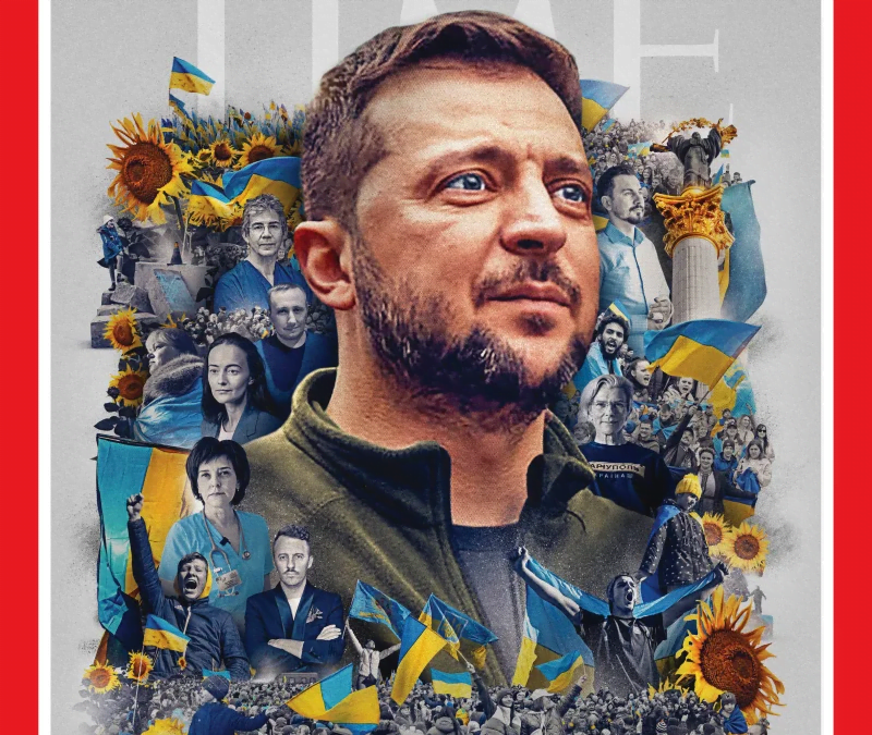 Volodymyr Zelensky Named Time Magazine’s Person of the Year. Bravo!