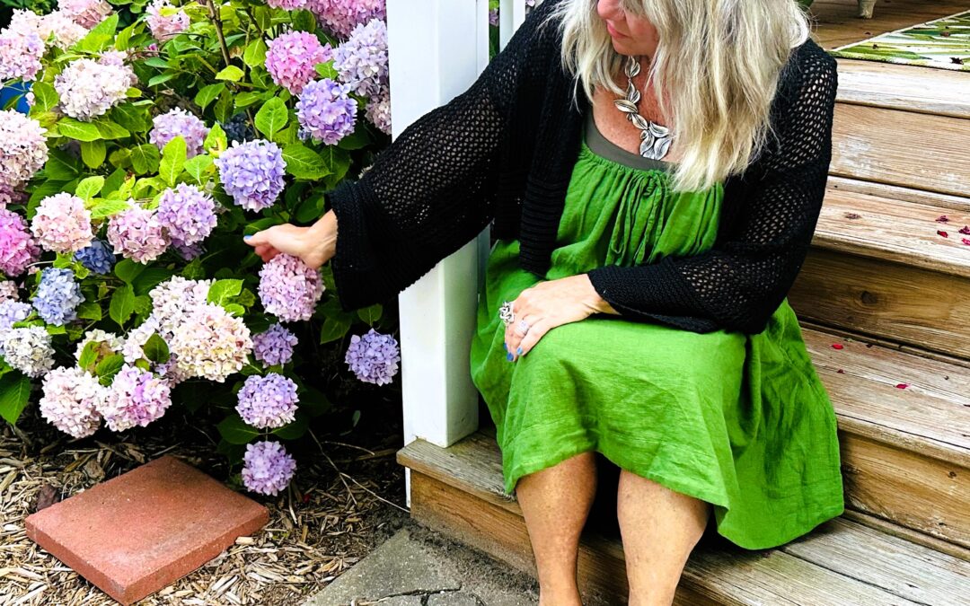 Savoring Garden Beauty-